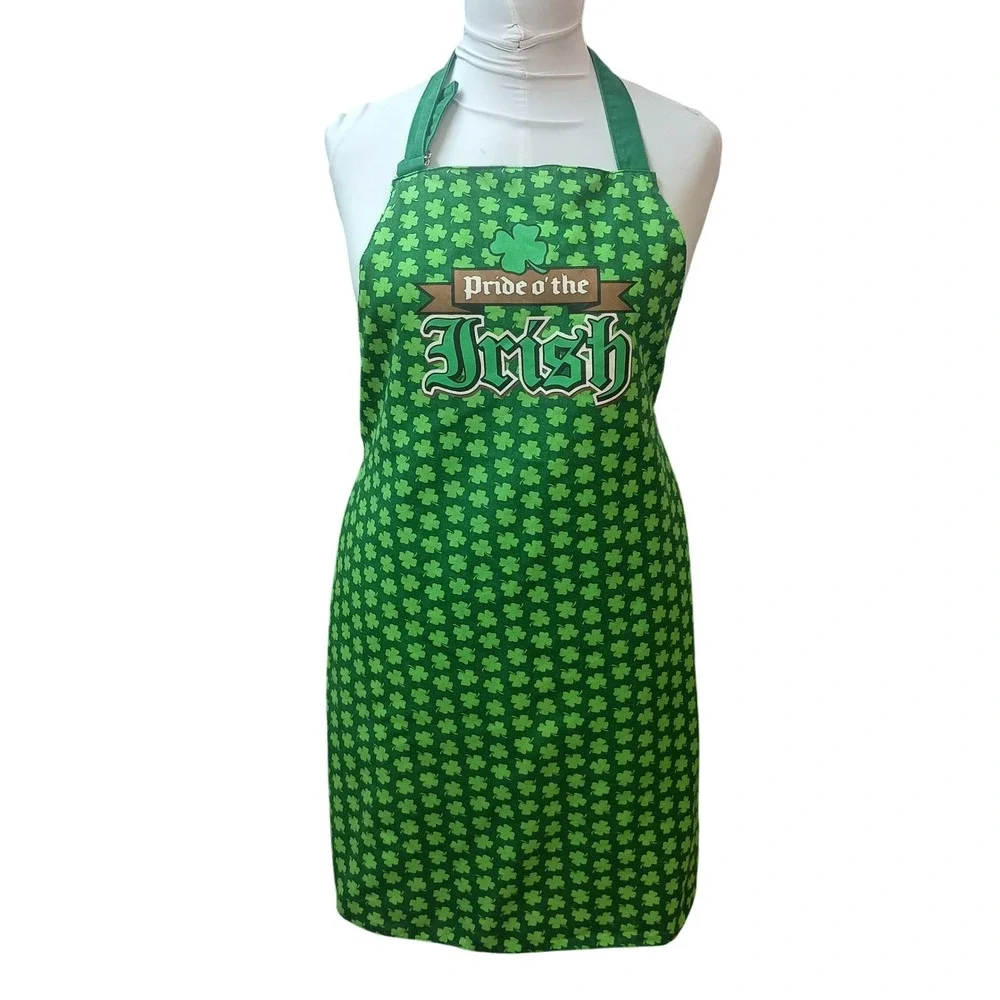 Pride O' The Irish‎ Clover Print Apron SKUH148